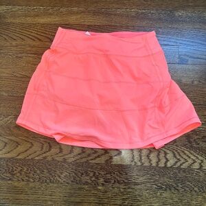 Lululemon Pace Rival Skirt -- SUNSET COLOR -- Sz 0 long NWOT